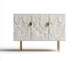 Dressoir van MDF voor de eetkamer met een reliëfdesign - 120 x 40 x 75