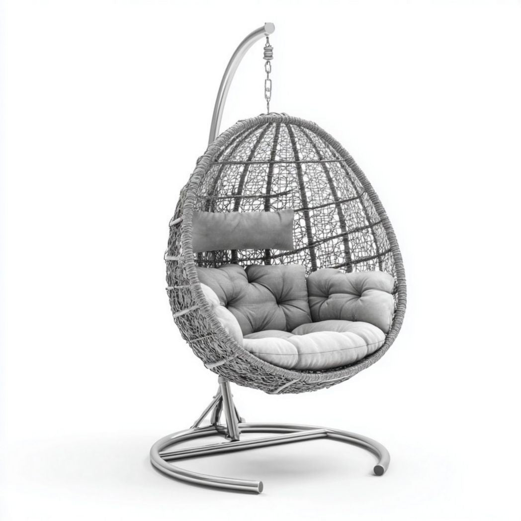 Hangstoel van wicker voor buitengebruik - 90 x 90 x 130
