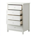 Commode met vijf lades voor de slaapkamer - Hout - 80 x 45 x 100