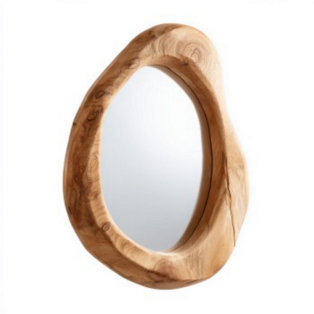 Spiegelframe van natuurlijk hout voor wanddecoratie - 30 x 20 x 4